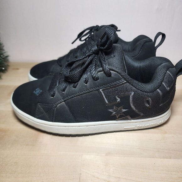 AC/DC Other - DC NET SE BLACK WHITE MEN SHOES SIZE 9 Skatboarder